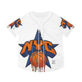 NYC Dripping Basketball star graphic Baseball Jersey by GT Artland