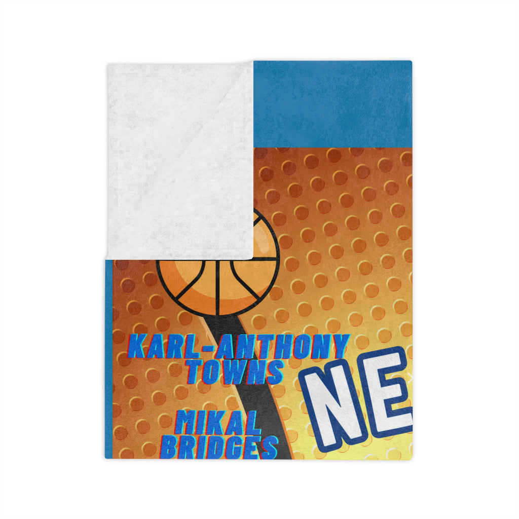Sport 2026 Swag New York Knicks Basketball Blanket |  Velveteen Microfiber