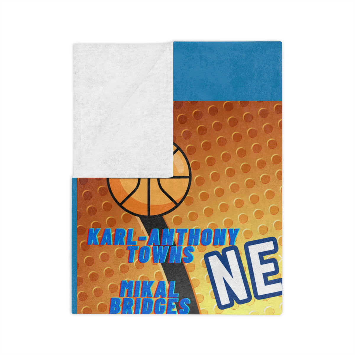 Sport 2026 Swag New York Knicks Basketball Blanket |  Velveteen Microfiber