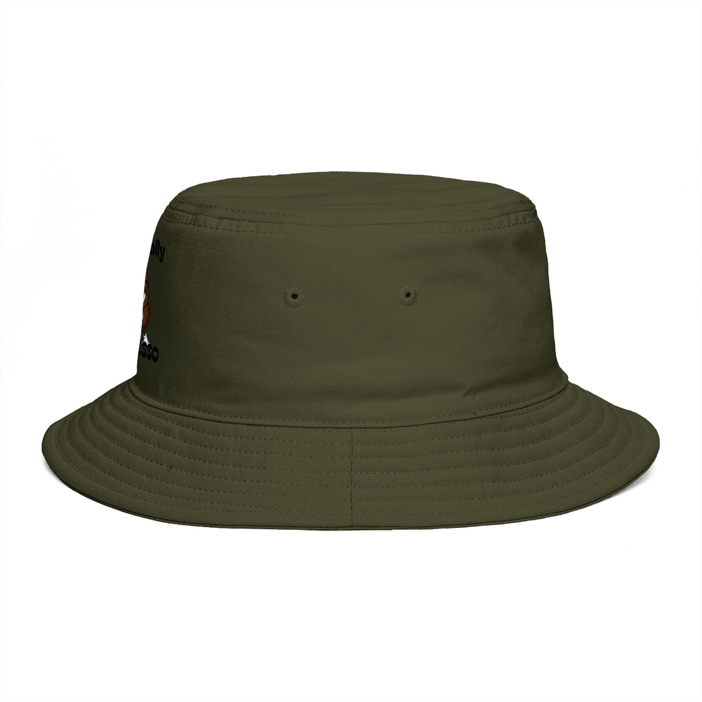 Copy of Emotionally Expresso Bucket Hat | Cute Coffee Bean Crying Emoji Designer Illustration by GT Artland