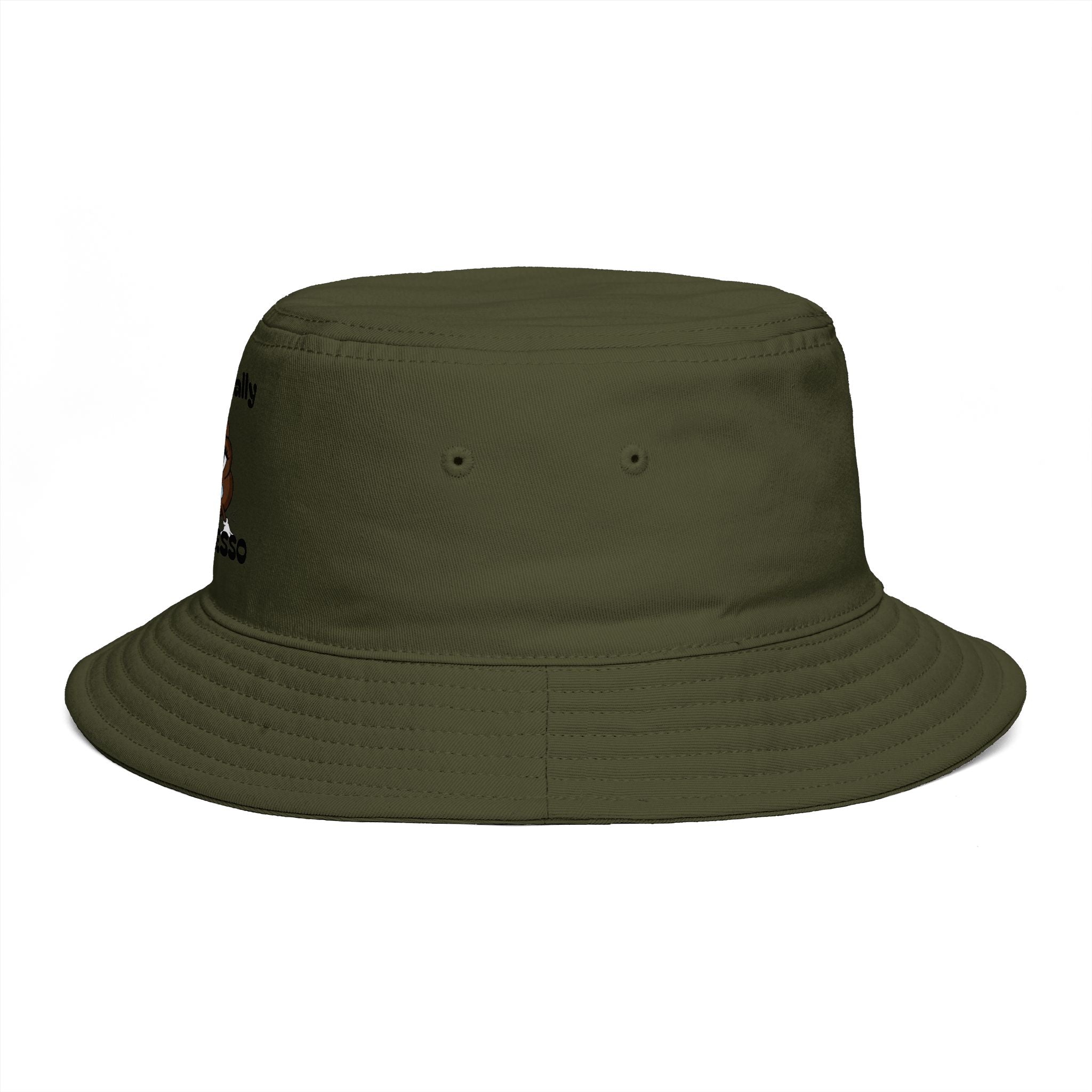 Copy of Emotionally Expresso Bucket Hat | Cute Coffee Bean Crying Emoji Designer Illustration by GT Artland