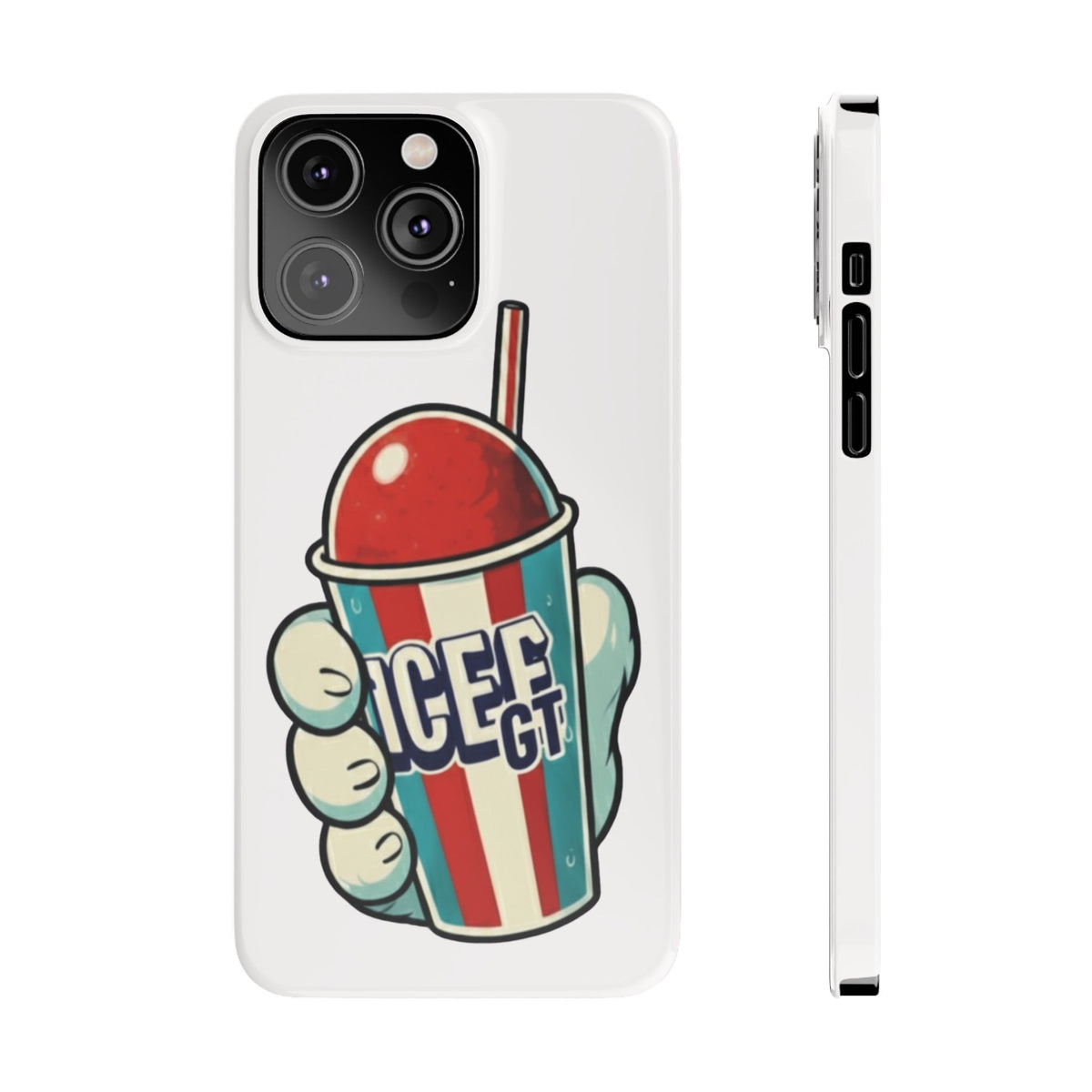 ICEE Slush Cup Slim Phone Case | Red White Blue Slushie
