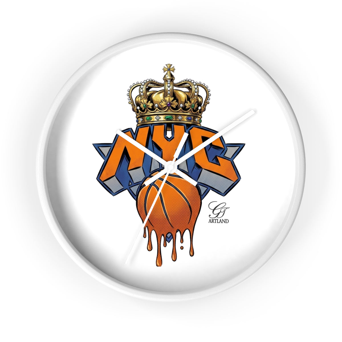 Copy of Swag Dripping Basketball Wall Clock | Urban Sports Room Decor by GT Artland
