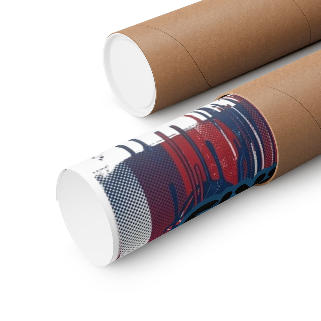Patriotic Action Hero Poster Matte Vertical Poster by GT Artland