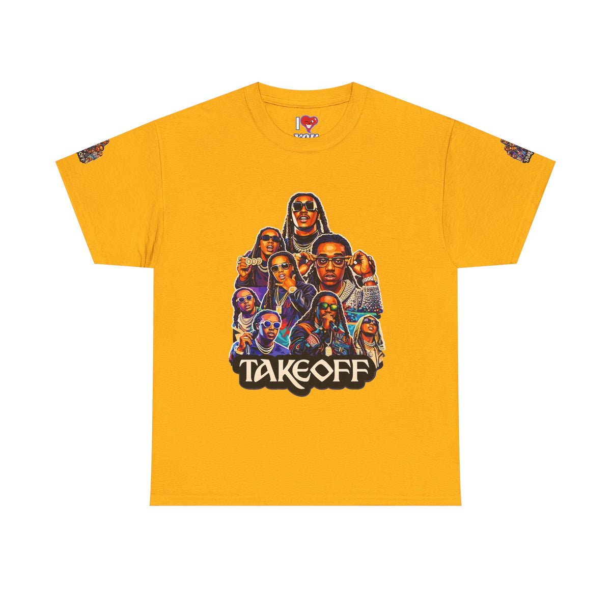 Takeoff Collage Tee | Hip Hop Artist Graphic T-Shirt