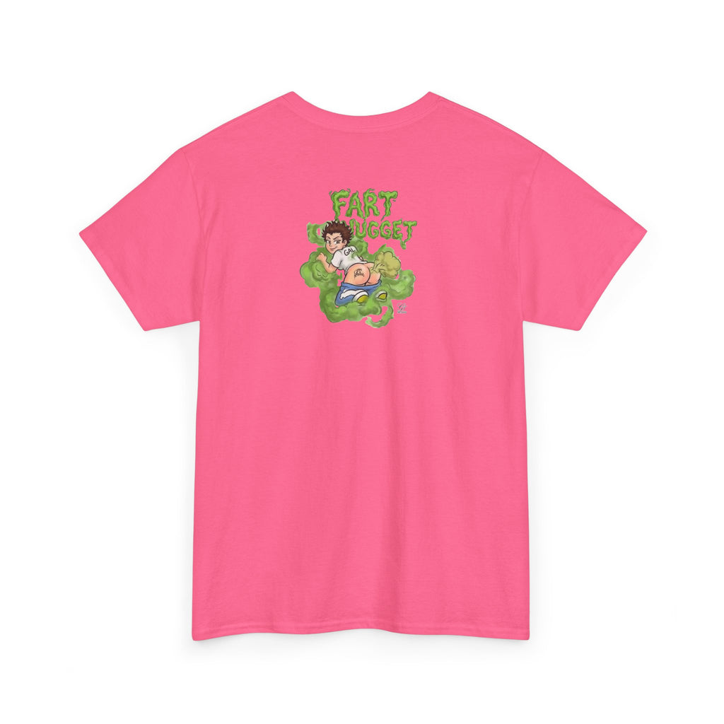 Fart Nugget graphic tee | Funny cartoon kid fart illustration T-Shirt