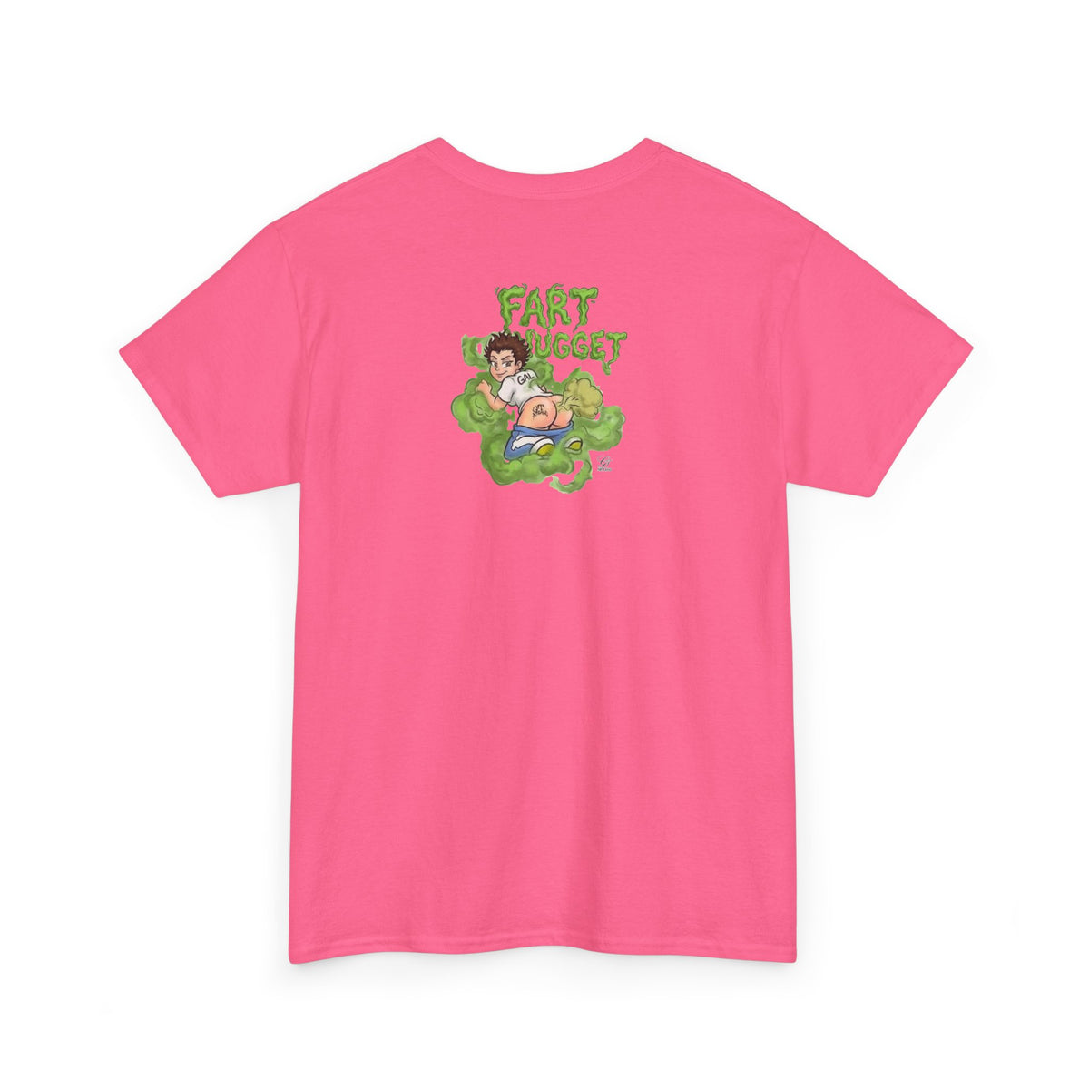 Fart Nugget graphic tee | Funny cartoon kid fart illustration T-Shirt