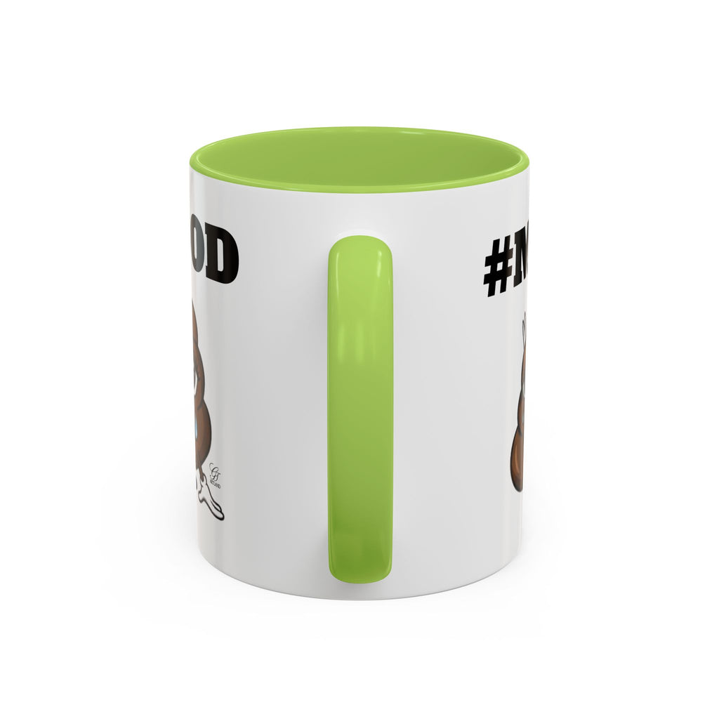 #MOOD Poop Emoji Accent Coffee Mug — Funny 11/15oz Novelty Mug by GT Artland