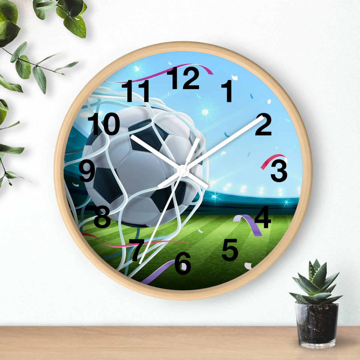 Soccer-Football Wall Clock