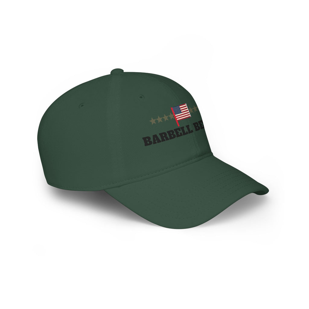 "BARBELL BEAST" Flag Embroidery Cap | American Baseball Hat