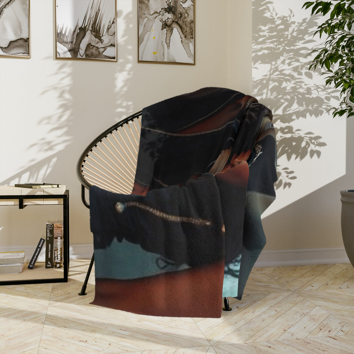 Giddy Up Cowboy Velveteen Microfiber Blanket-Throw
