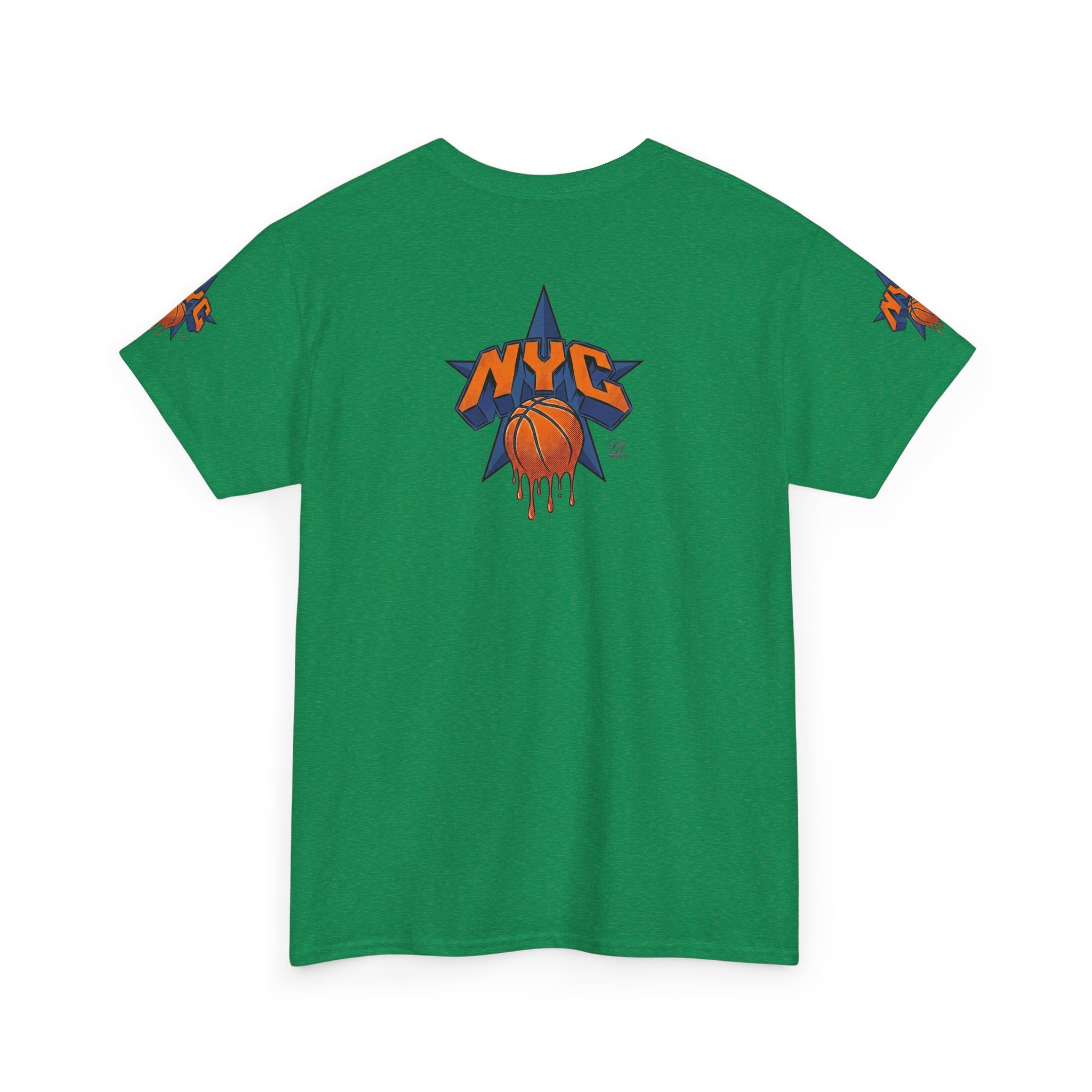 NYC Dripping Basketball Tee | New York City Hoops Shirt by GT Artland