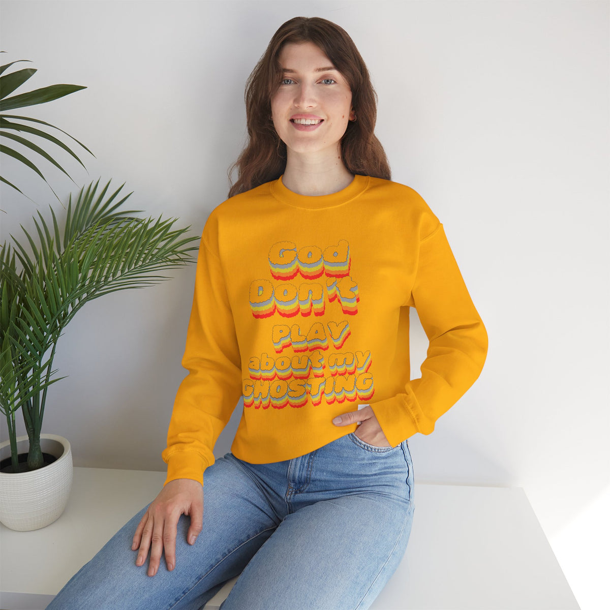 Don't Play About My "GHOSTING" Unisex Crewneck  Sweatshirt
