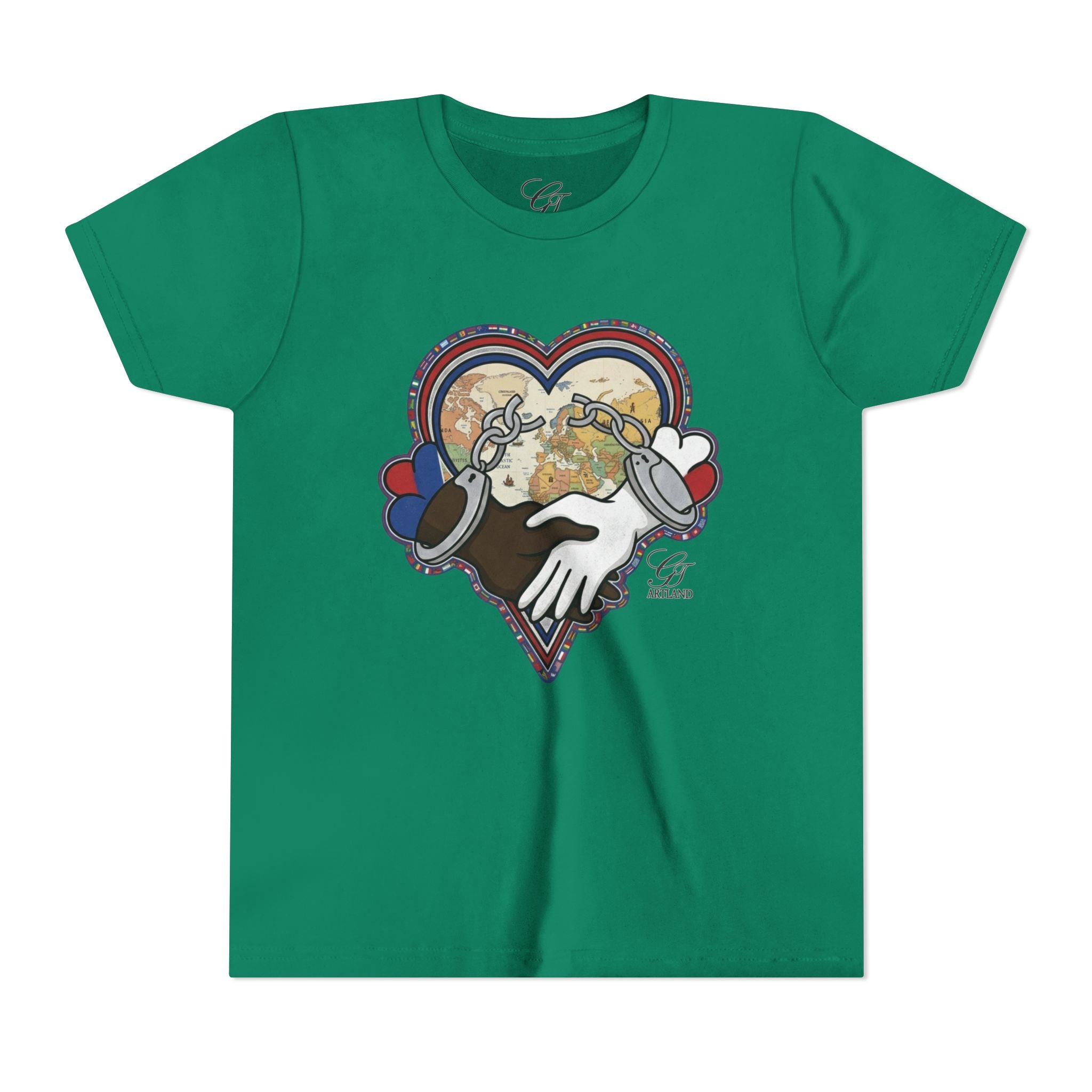 Heart Hands Graphic Tee | Youth Short Sleeve Tee by GT Artland