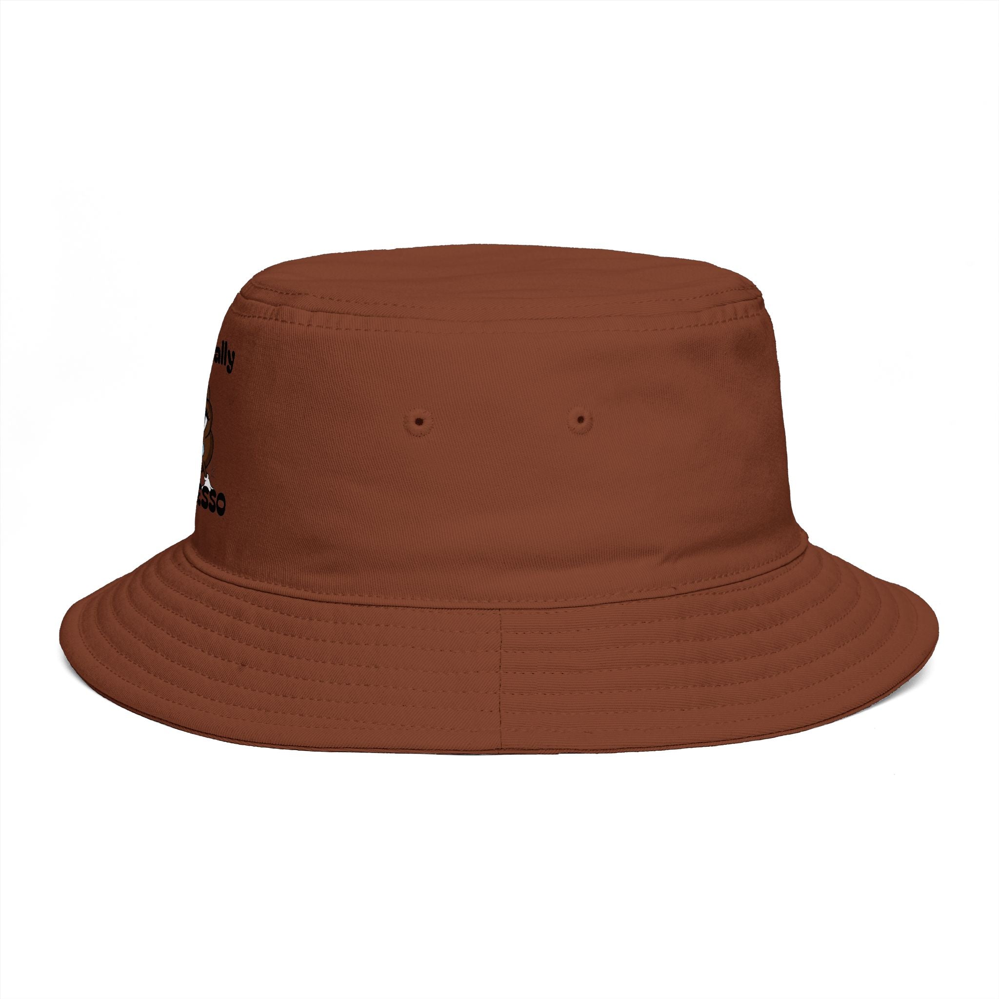 Copy of Emotionally Expresso Bucket Hat | Cute Coffee Bean Crying Emoji Designer Illustration by GT Artland