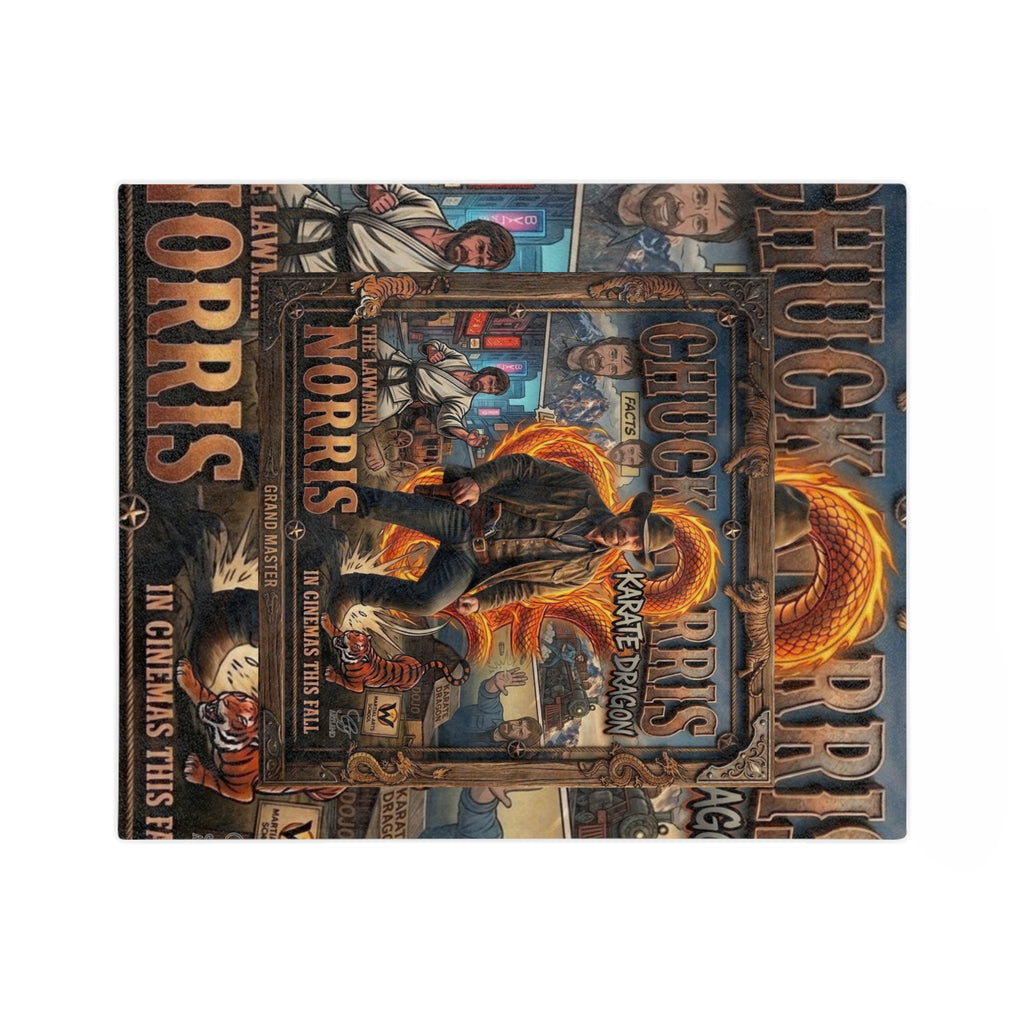 Karate Dragon Movie Poster Blanket | Microfiber Throw