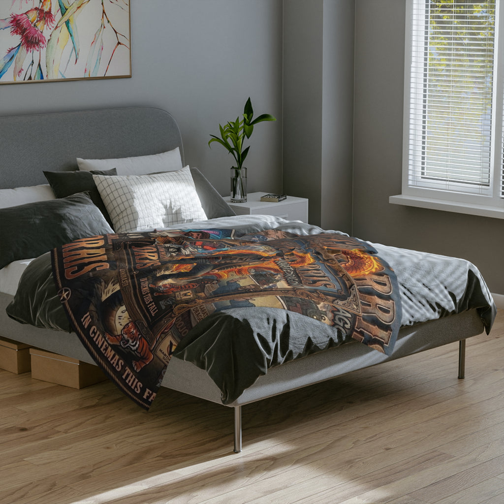 Karate Dragon Movie Poster Blanket | Microfiber Throw