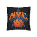 NYC Dripping Basketball Pillowcase | Square Throw Pillowcase by GT Artland