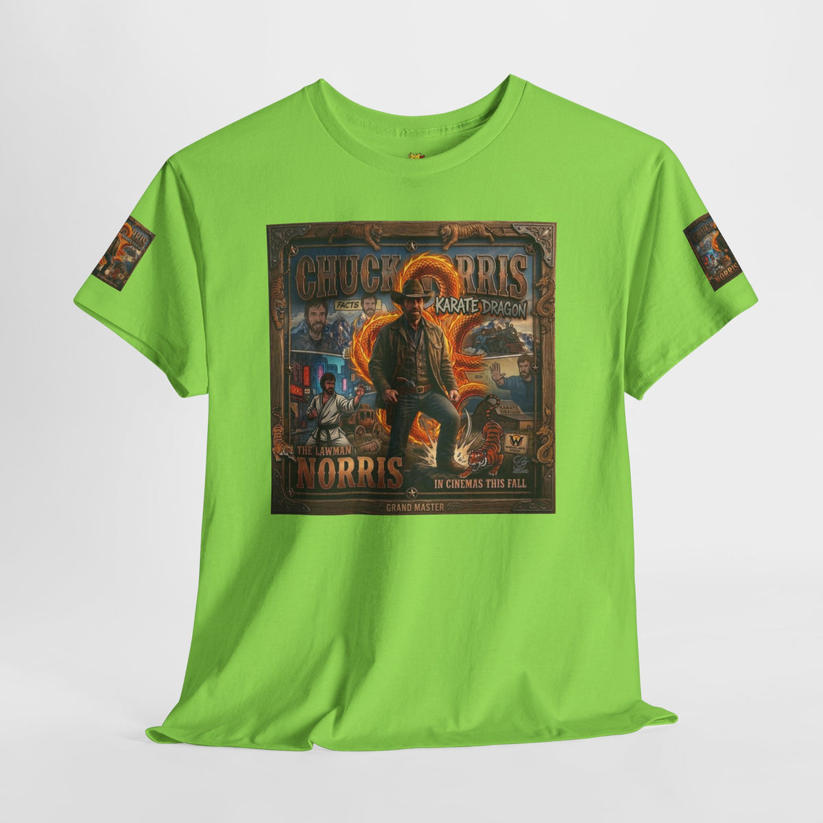 Retro Action Movie Poster T-Shirt | Vintage Fighter Hero Tee
