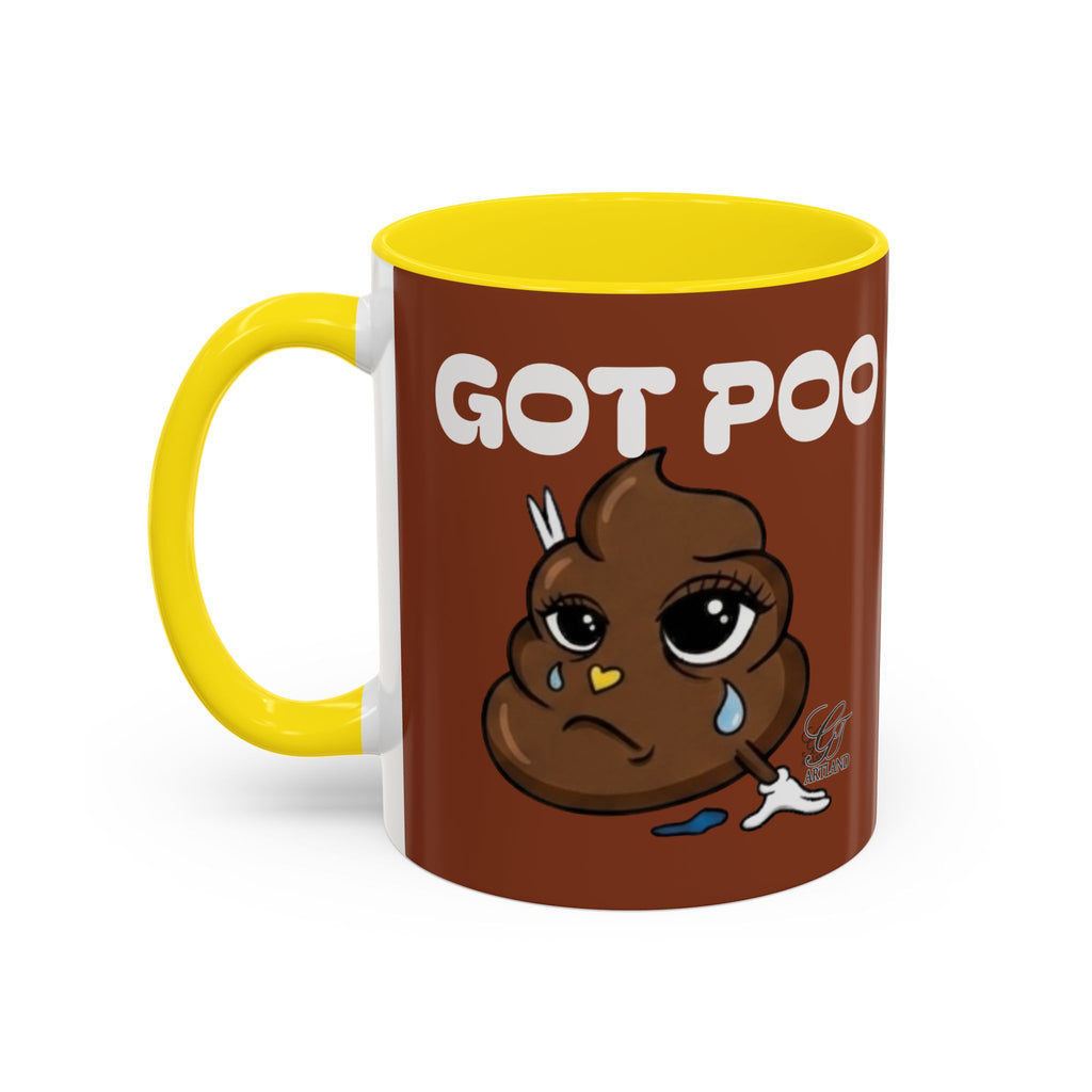 Coffee Mug — 'Got Poo' Funny Poop Coffee Mug, Humor Gift for Friends & Gag Occasions by GT Artland