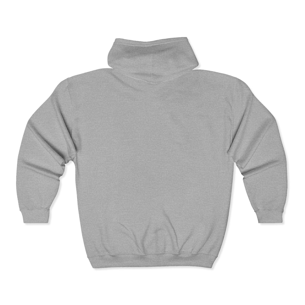 Unisex I LOVE Heavy Blend Full Zip Hooded Sweatshirt Hoodie | Full Zip Sweatshirt