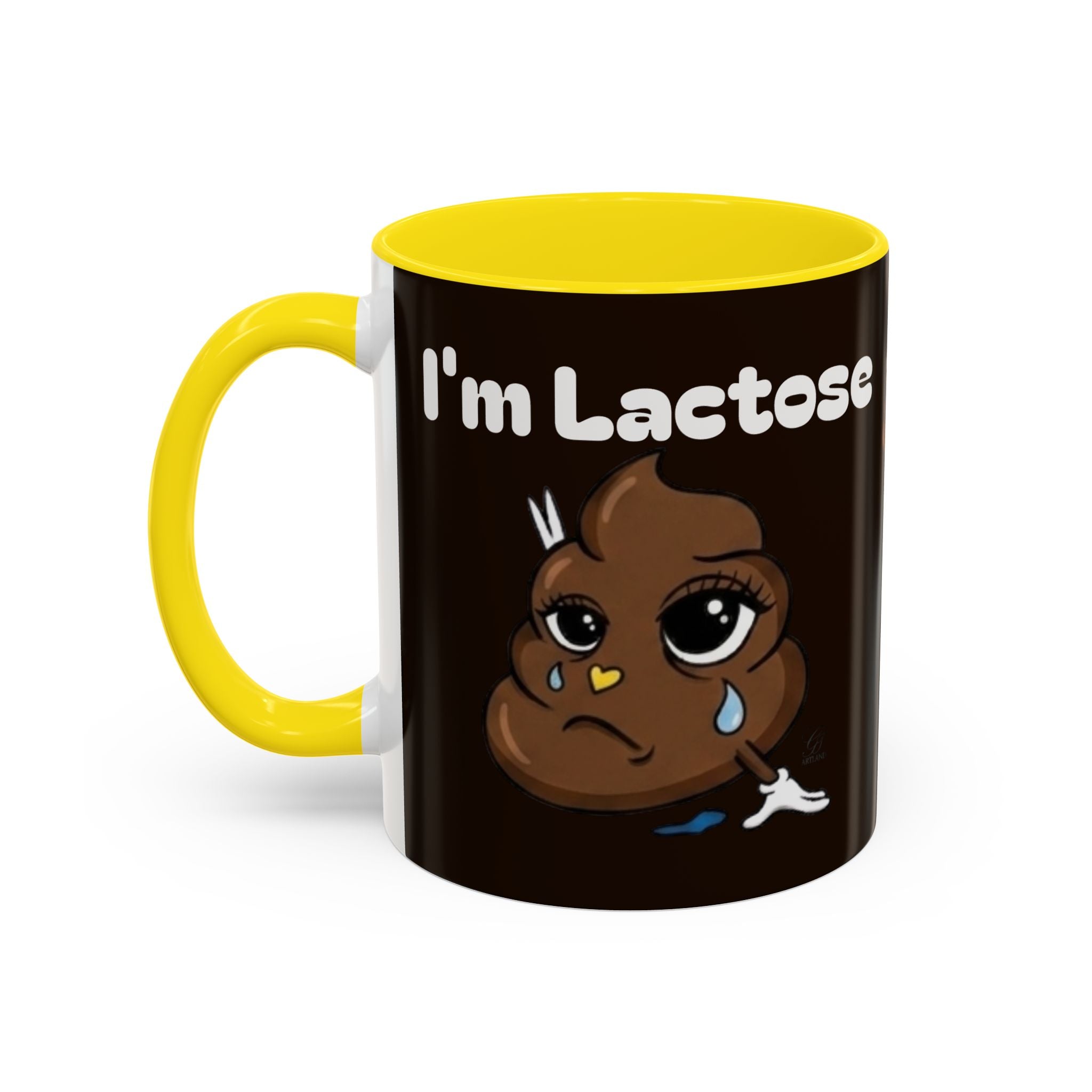 Coffee Mug — “I’m Lactose” Funny Poop Emoji Coffee Mug (11/15 oz) by GT Artland