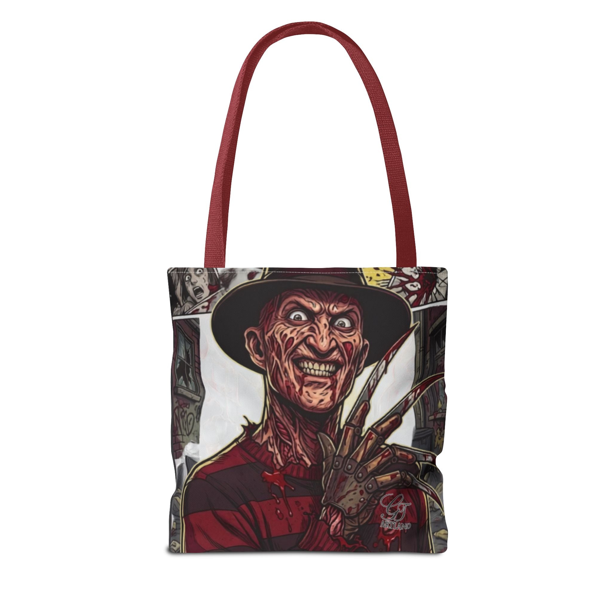 Elm Street Gangsta Horror Illustration TOTE BAG | Horror Slasher Artwork by GT Artland