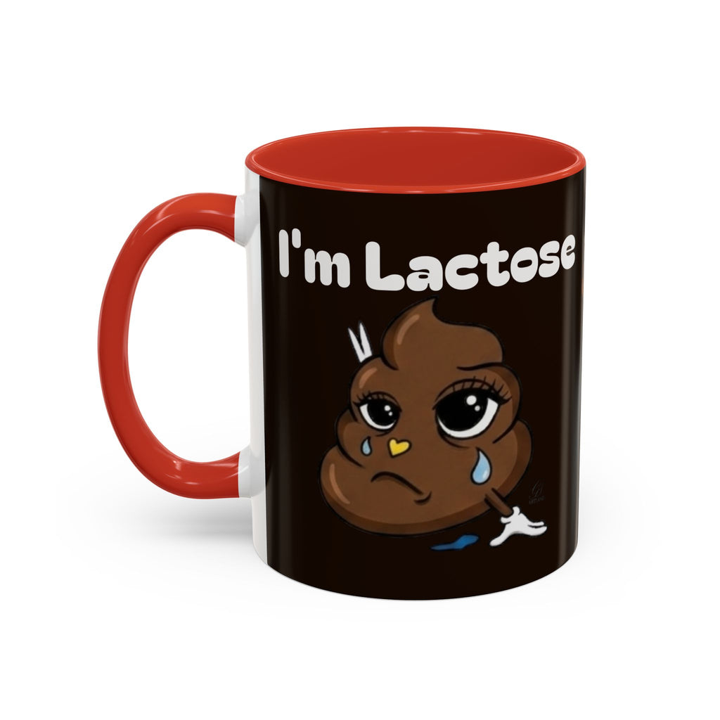 Coffee Mug — “I’m Lactose” Funny Poop Emoji Coffee Mug (11/15 oz) by GT Artland