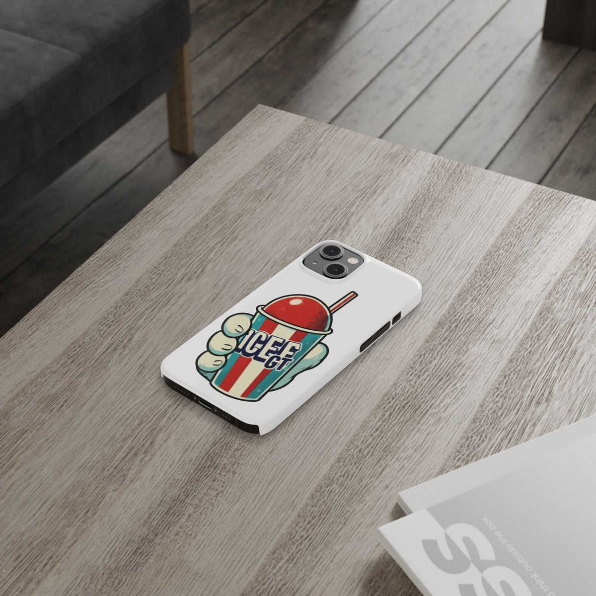 ICEE Slush Cup Slim Phone Case | Red White Blue Slushie