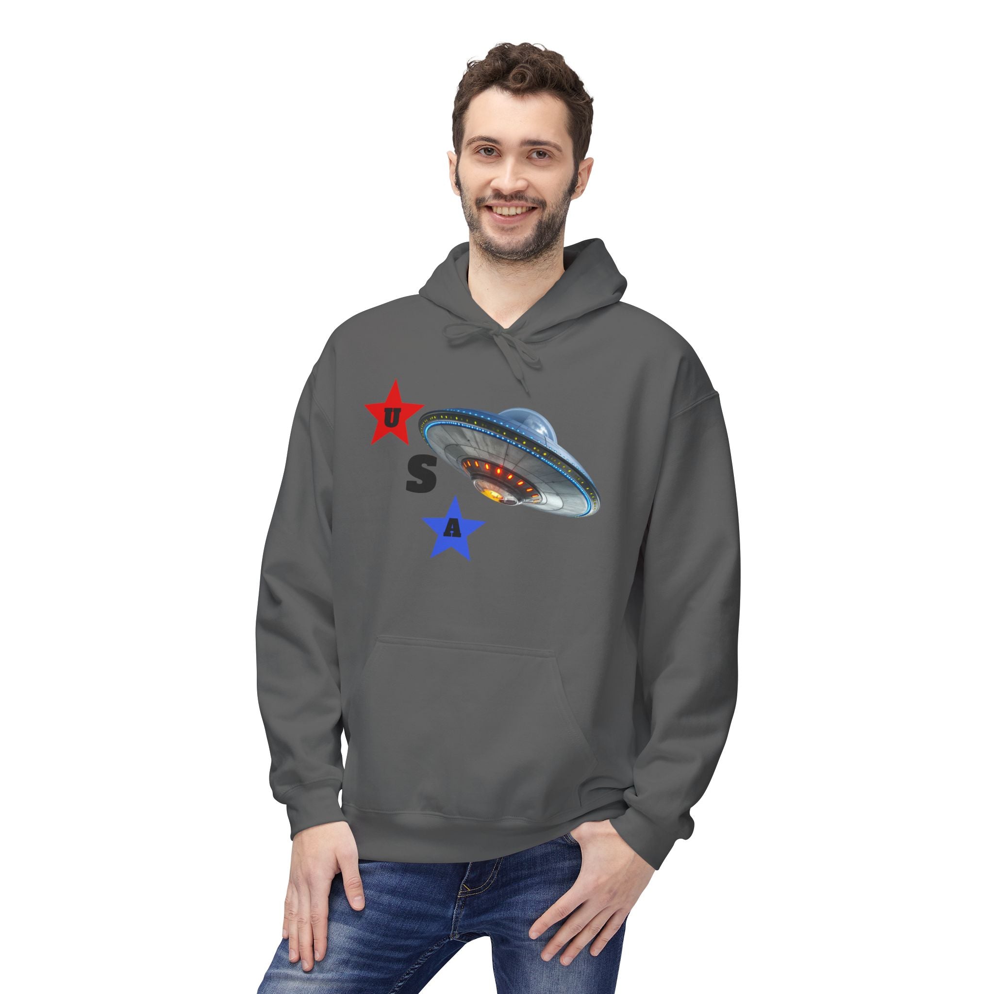 UFO Unisex Spaceship Hoodie