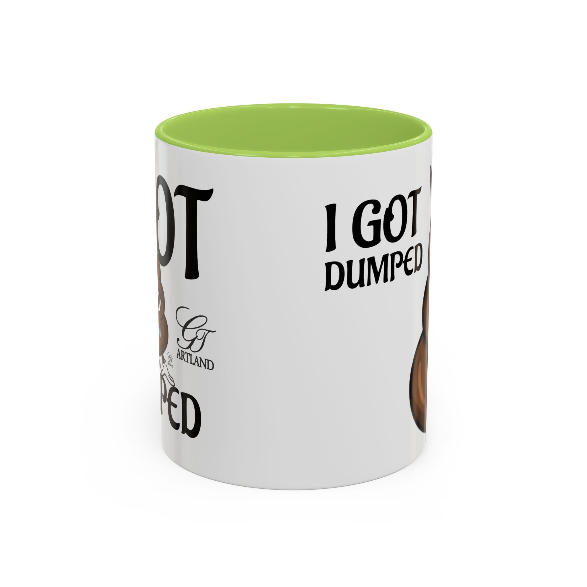 Copy of Funny Sad Poop Mug - "I Got Dumped" Accent Coffee Cup
