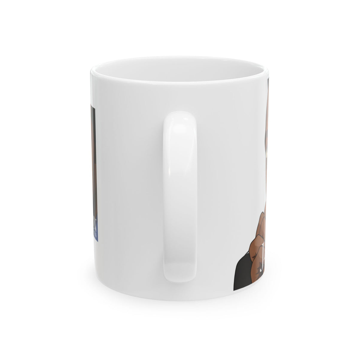 Stylized Jesse Jackson Portrait Ceramic Mug