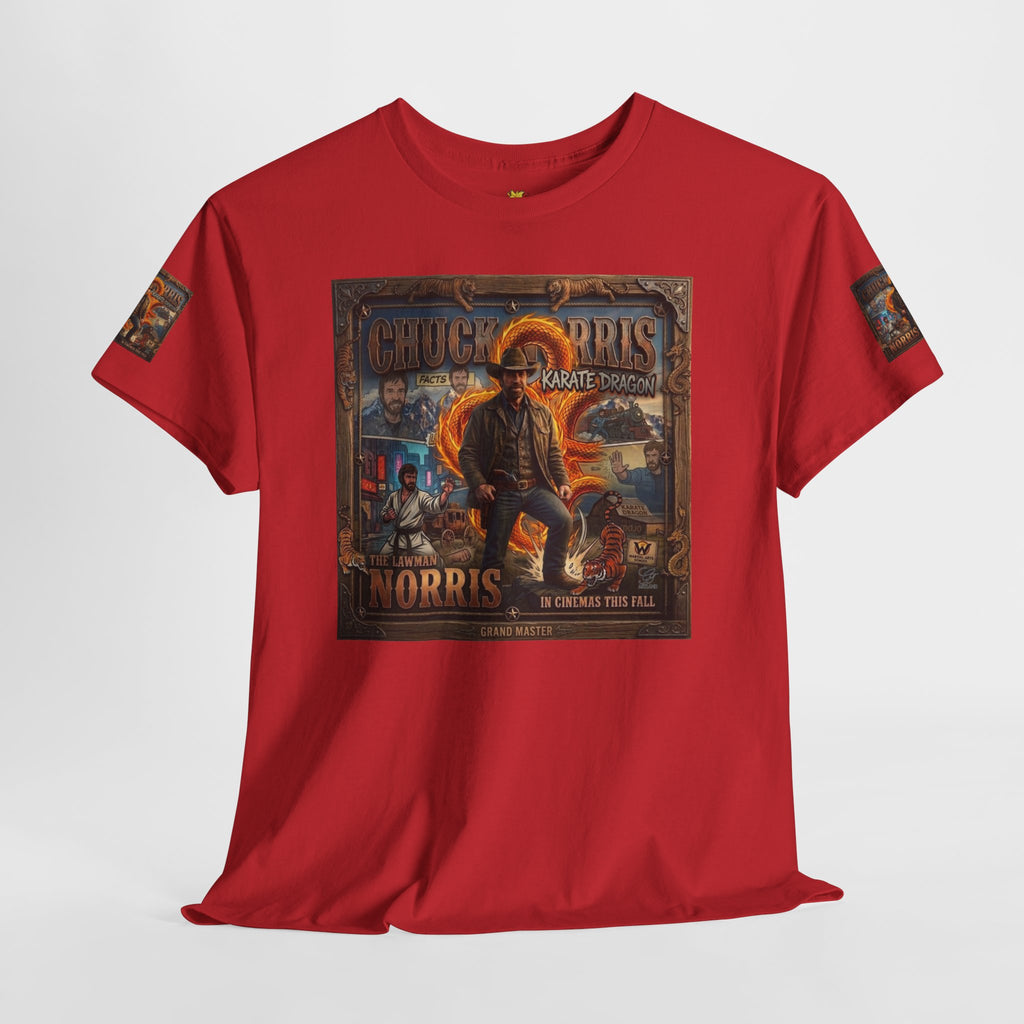 Retro Action Movie Poster T-Shirt | Vintage Fighter Hero Tee