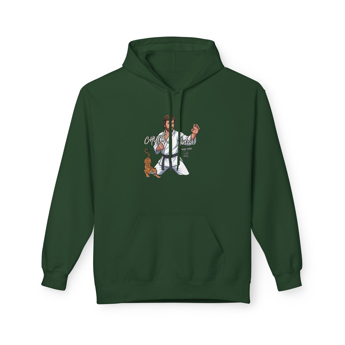Chuck Norris Karate Hoodie | Martial Arts, Tiger Illustration by GT Artland