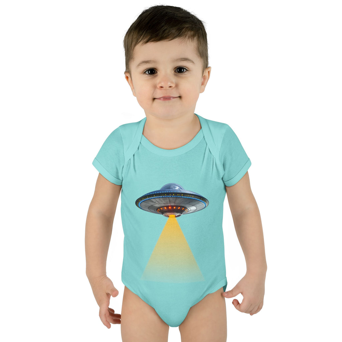 UFO Infant Bodysuit | Cute Alien Spaceship Baby Onesie
