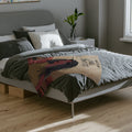 "Watch Me Do It" Velveteen Microfiber Blanket - Throw