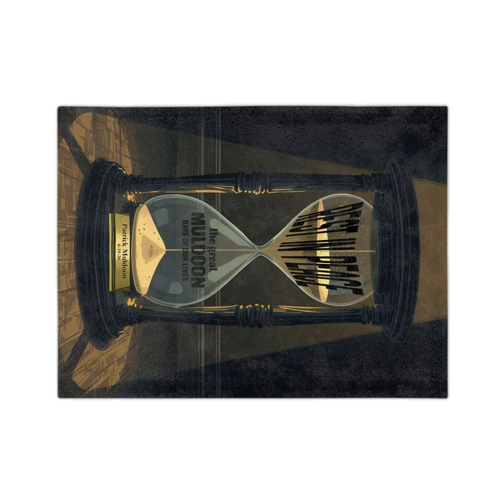 Patrick Muldoon Hourglass Velveteen Microfiber Blanket | -Souvenir
