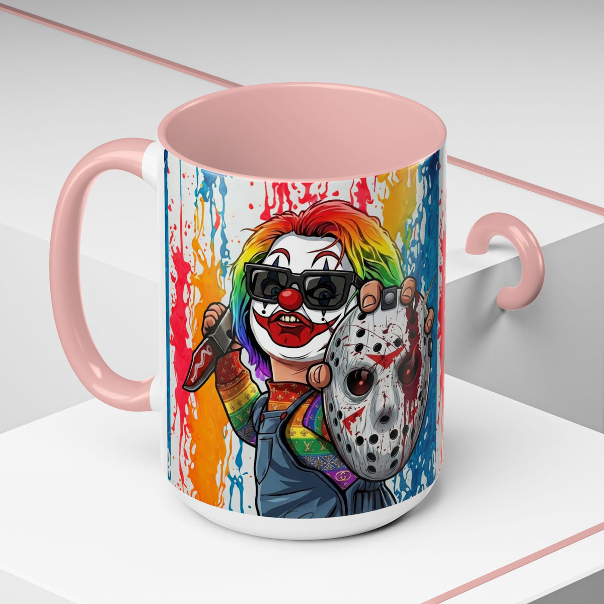 Rainbow Slasher Color Drip Designer GT Soldier Edition | Accent Coffee Mug 11oz 15oz
