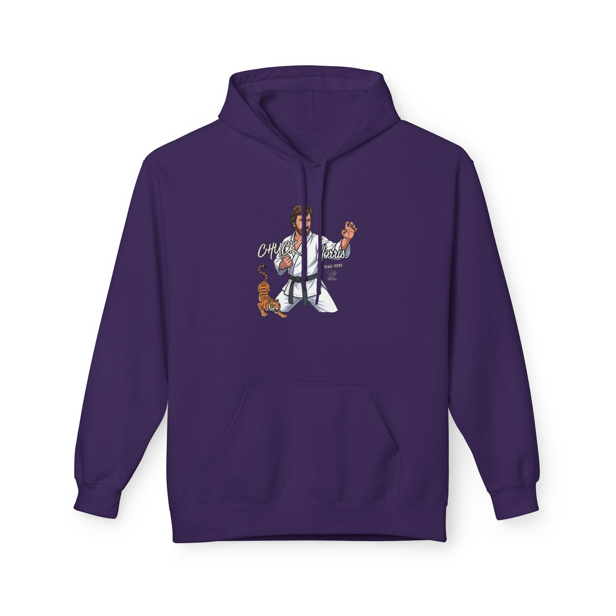 Chuck Norris Karate Hoodie | Martial Arts, Tiger Illustration by GT Artland