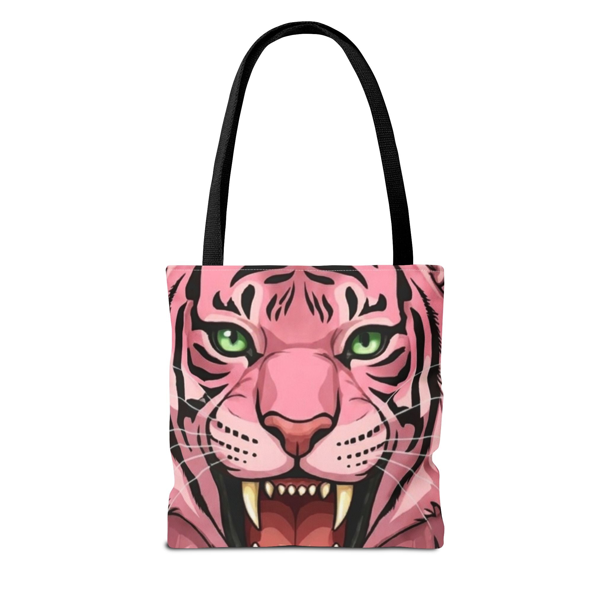 Elite Pink Designer Exotic Tiger Face Tote Bag by GT Artland
