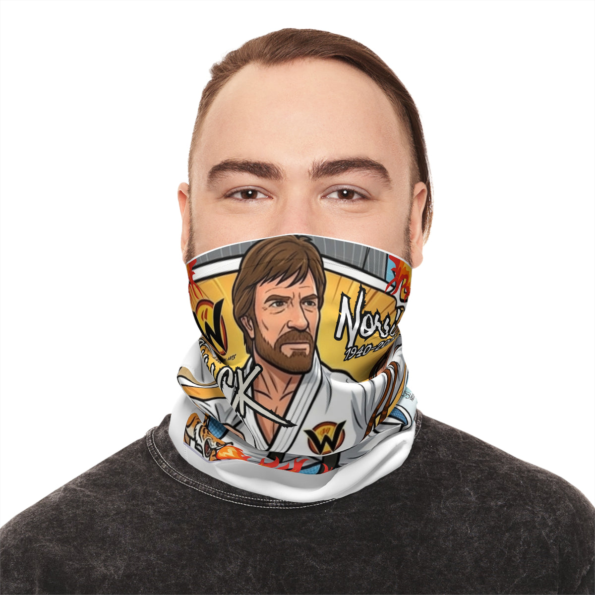 Chuck Norris Karate Tiger Design