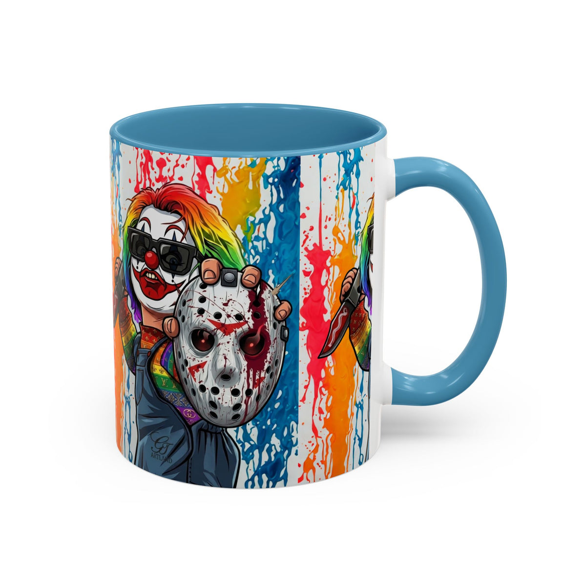 Rainbow Slasher Horror Slasher Artwork by GT Artland