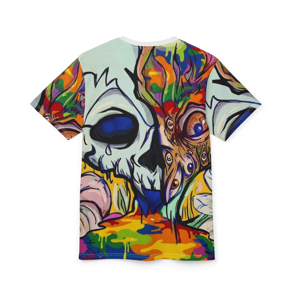 Psychedelic Skull T-Shirt by GT Artland