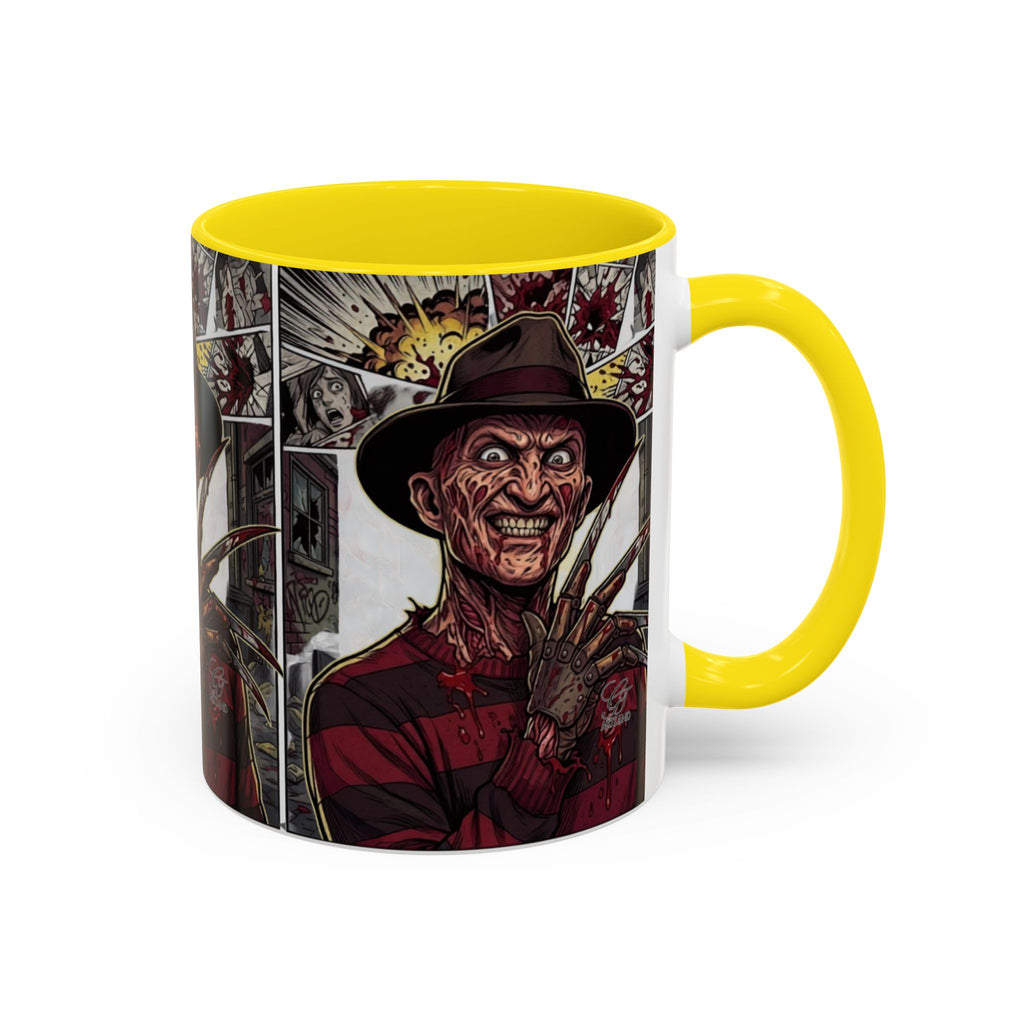 Elm Street Gangsta Horror Illustration COFFEE MUG | Horror Slasher Artwork by GT Artland