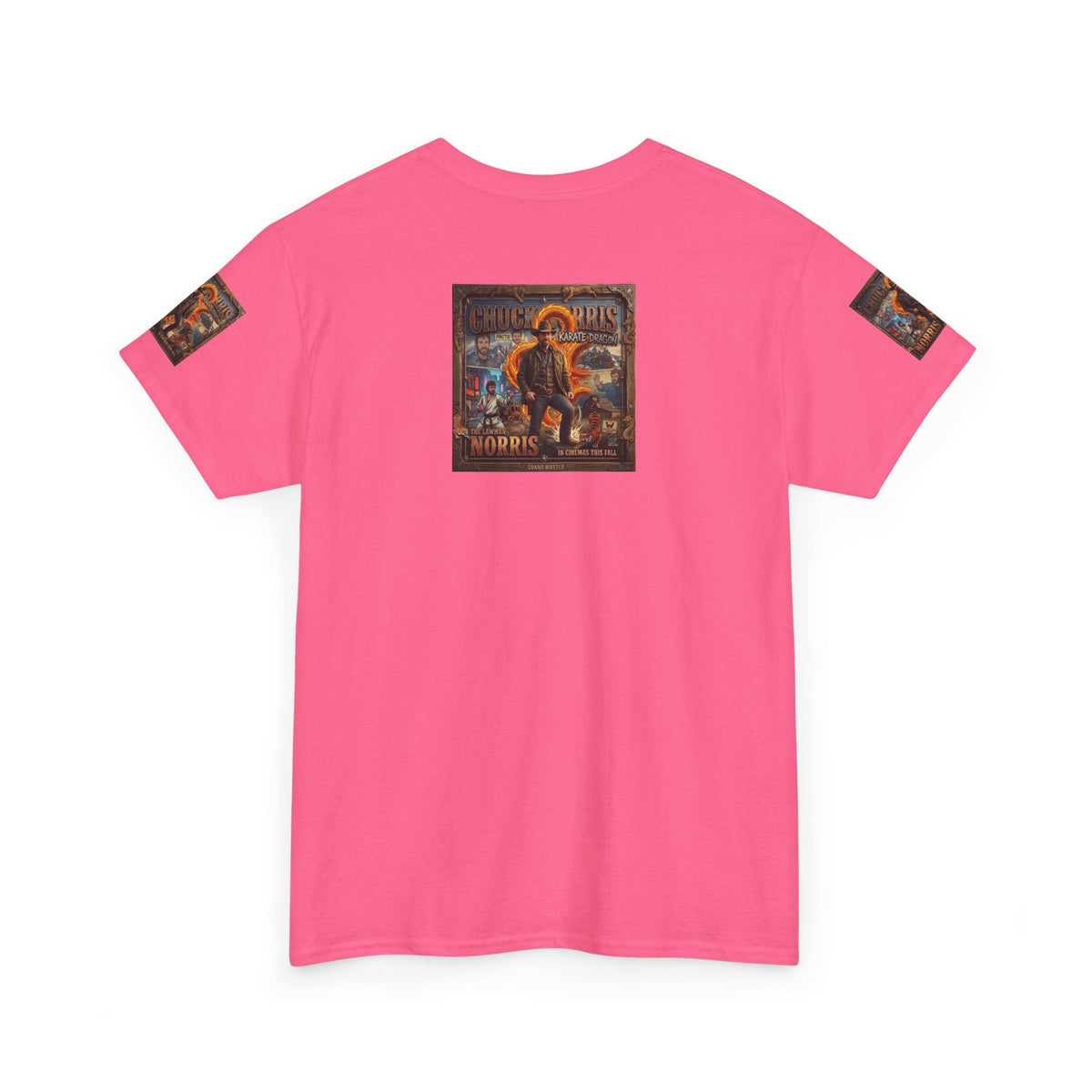 Retro Action Movie Poster T-Shirt | Vintage Fighter Hero Tee