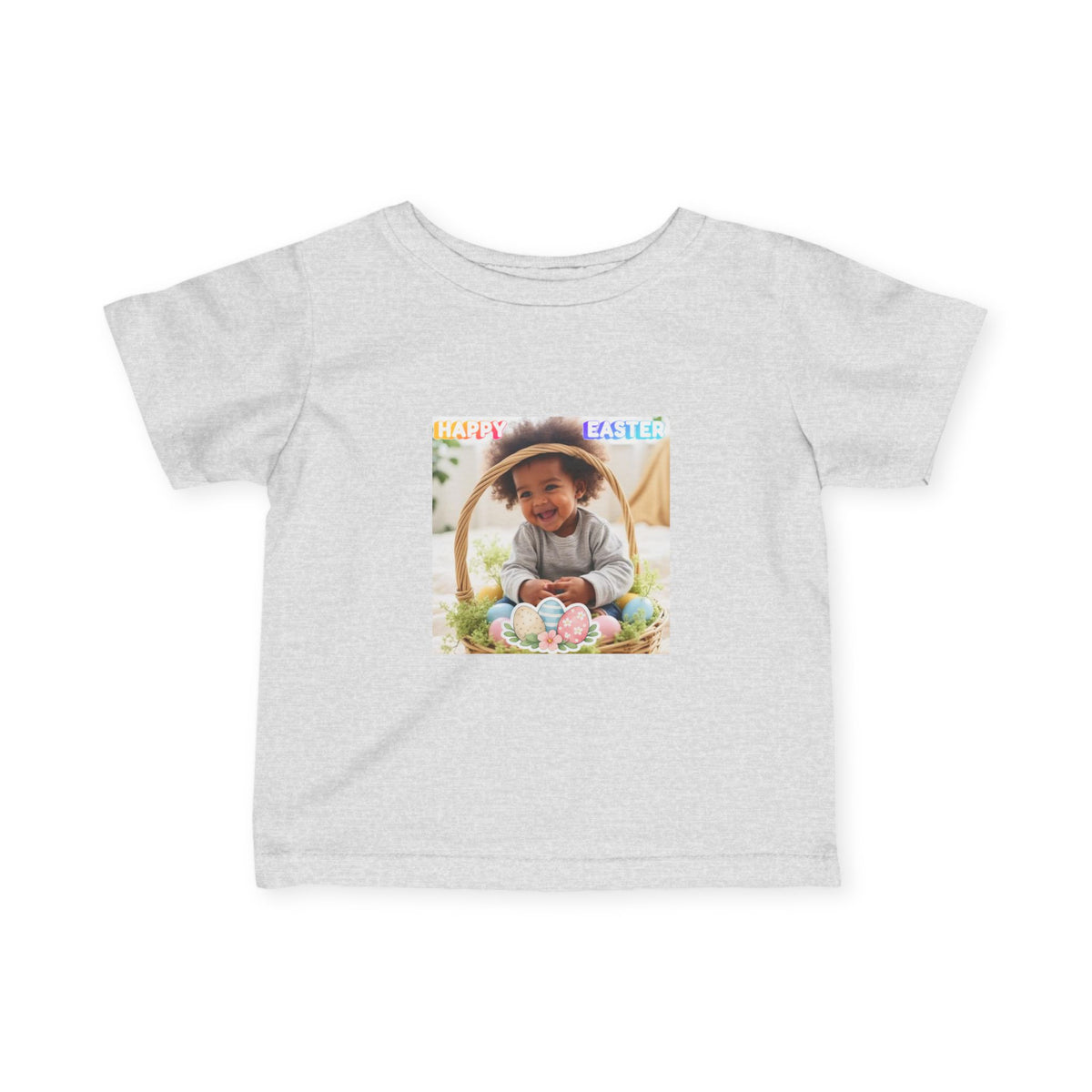 Baby Boy in Easter Basket Shirt