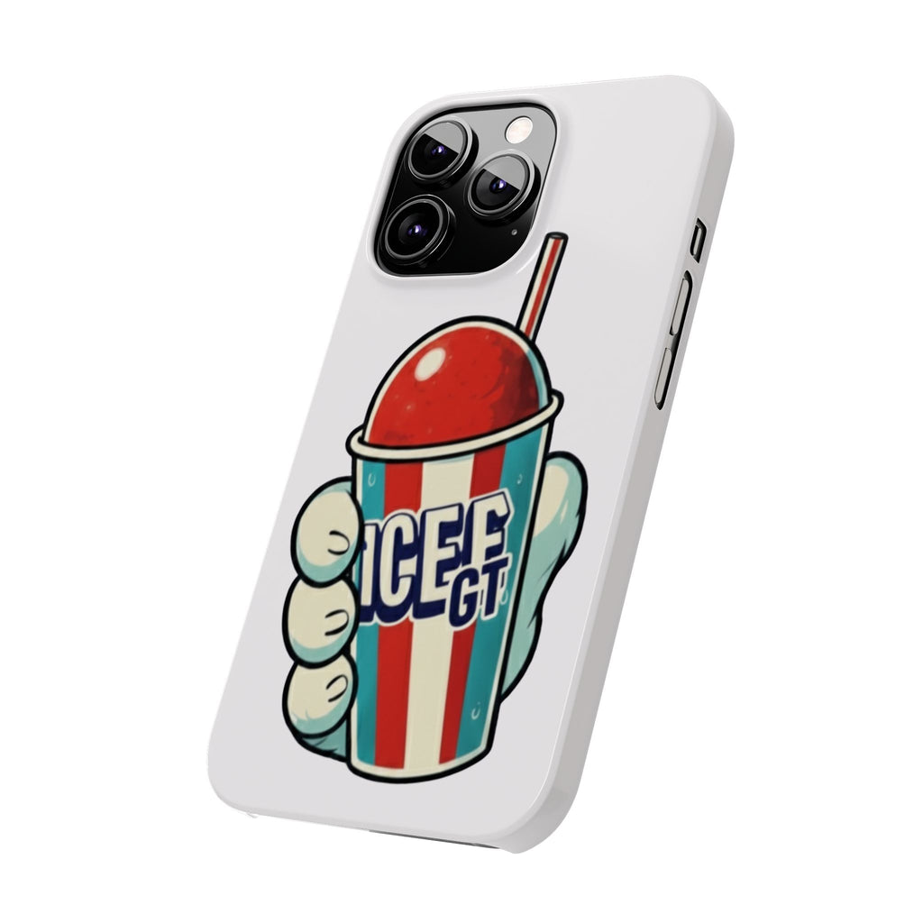 ICEE Slush Cup Slim Phone Case | Red White Blue Slushie