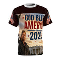 God Bless America 2026 Tee | Patriotic All-Over Print Shirt