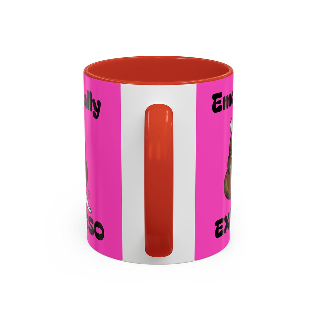 Emotionally Expresso Cute Crying Poop Emoji Designer Coffee Mug by GT Artland