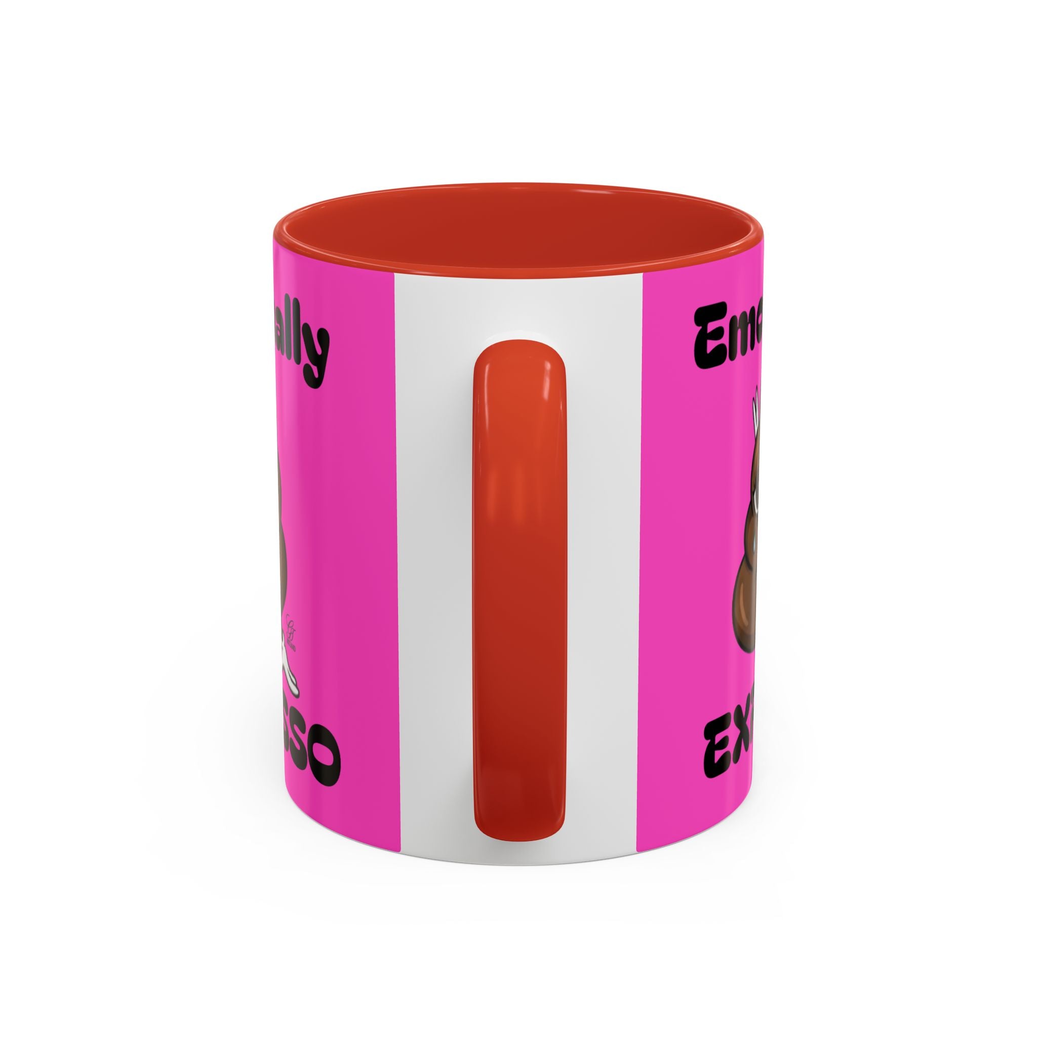 Emotionally Expresso Cute Crying Poop Emoji Designer Coffee Mug by GT Artland